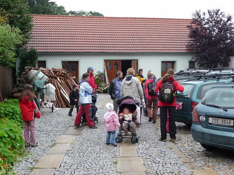 P1060420.JPG - Telč - na dvoře penzionu